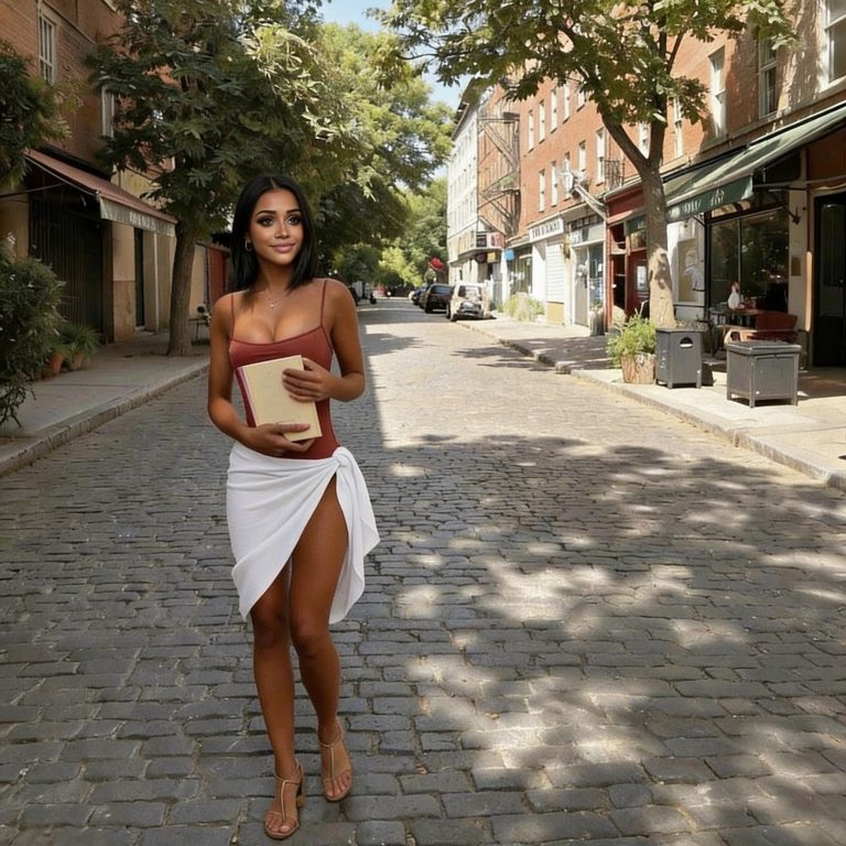 Walk Downtown With Book